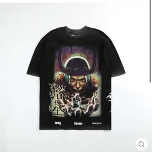 Loki x Civil Regime x Soldout Limited Oversized Tee Shirt Black Size L